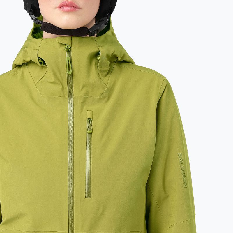 Damen-Skijacke Salomon Highland cardamon seed 3