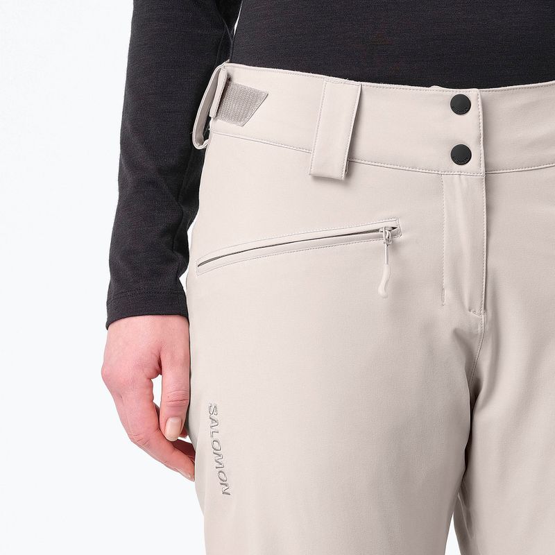 Damen Skihose Salomon Edge silver cloud 3