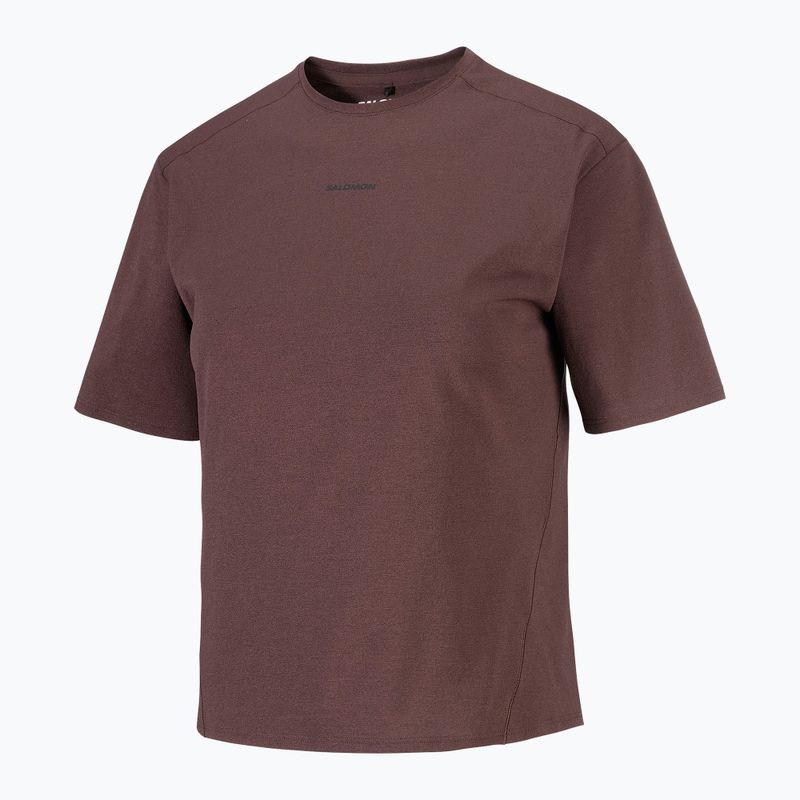Damen-T-Shirt Salomon Trackline coffee bean 5
