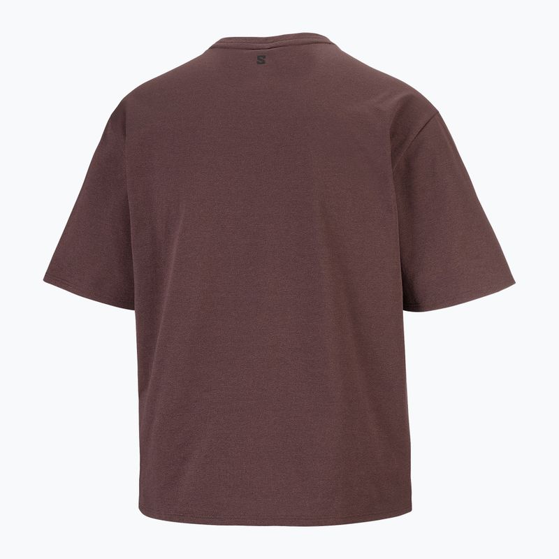 Damen-T-Shirt Salomon Trackline coffee bean 6