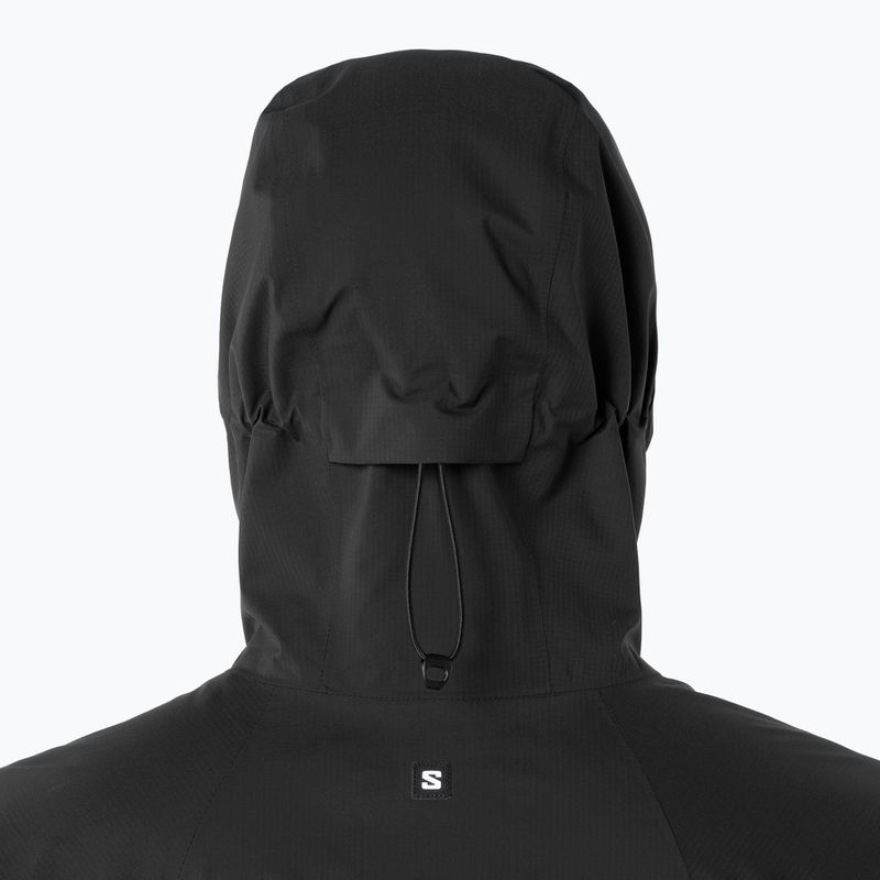 Herren-Regenjacke Salomon Outquest 2.5L deep black 3