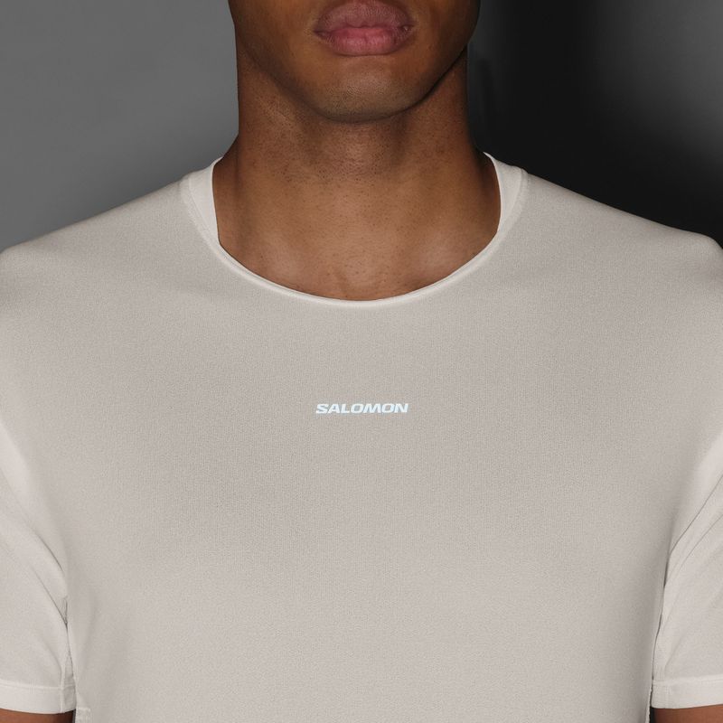 Herren-Laufshirt Salomon Sense Aero GFX Tee SS whisper white/raind day/bright white 4
