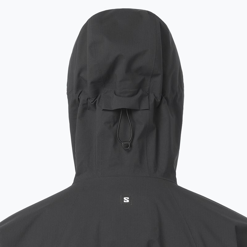 Damen-Regenjacke Salomon Outquest 2.5L deep black 3