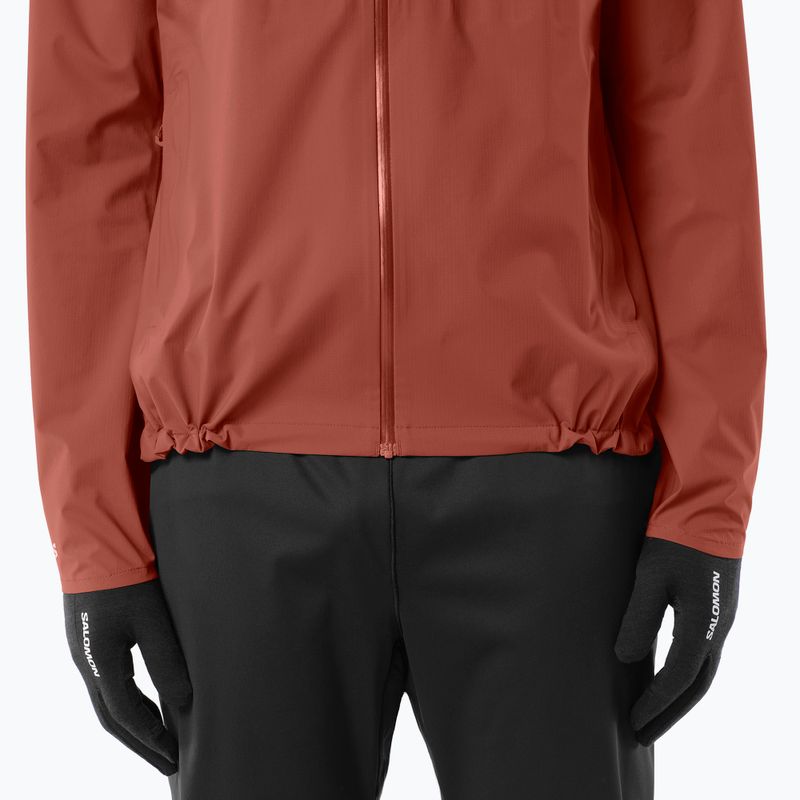 Laufjacke für Herren Salomon Bonatti Waterproof burnt umber 4