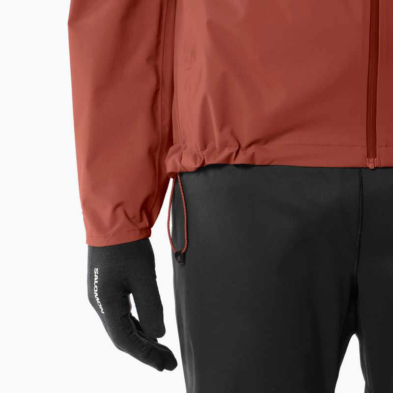 Laufjacke für Herren Salomon Bonatti Waterproof burnt umber 7