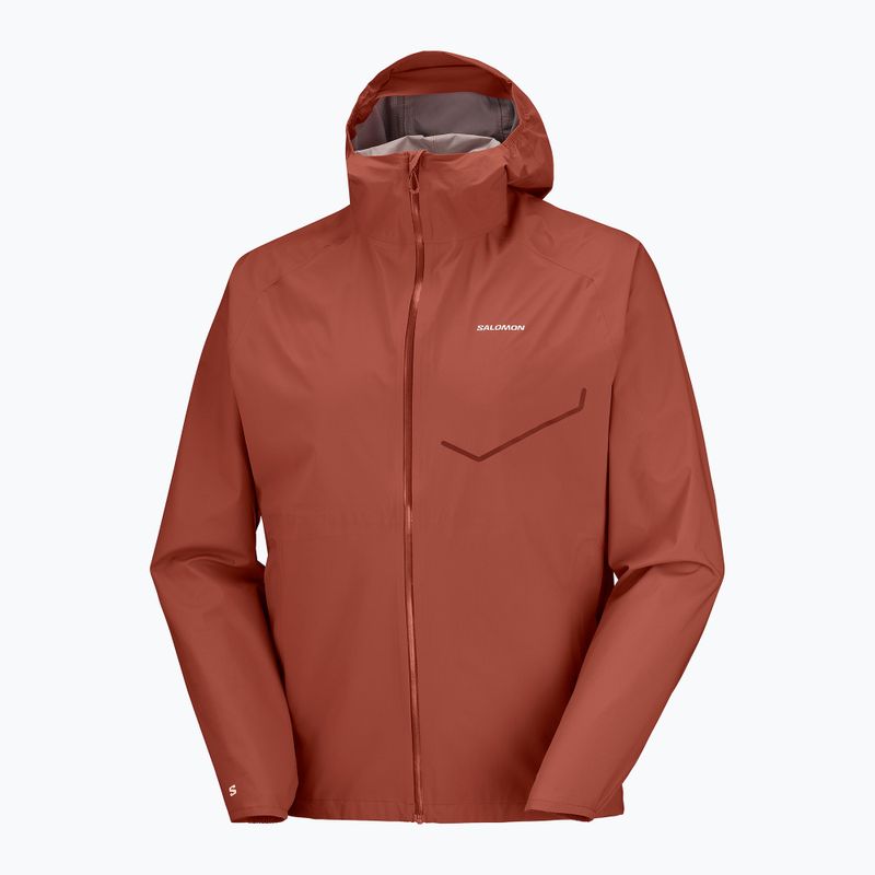 Laufjacke für Herren Salomon Bonatti Waterproof burnt umber 8