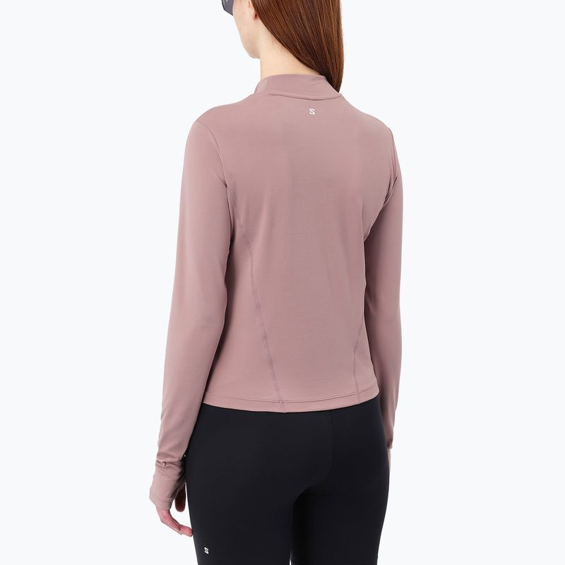 Damen-Laufshirt mit langen Ärmeln Salomon Bliss antler 2