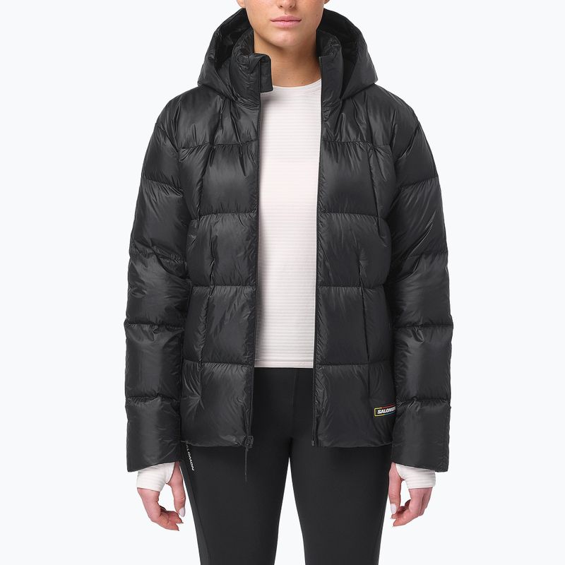 Damen-Daunenjacke Salomon Outpulse Down deep black