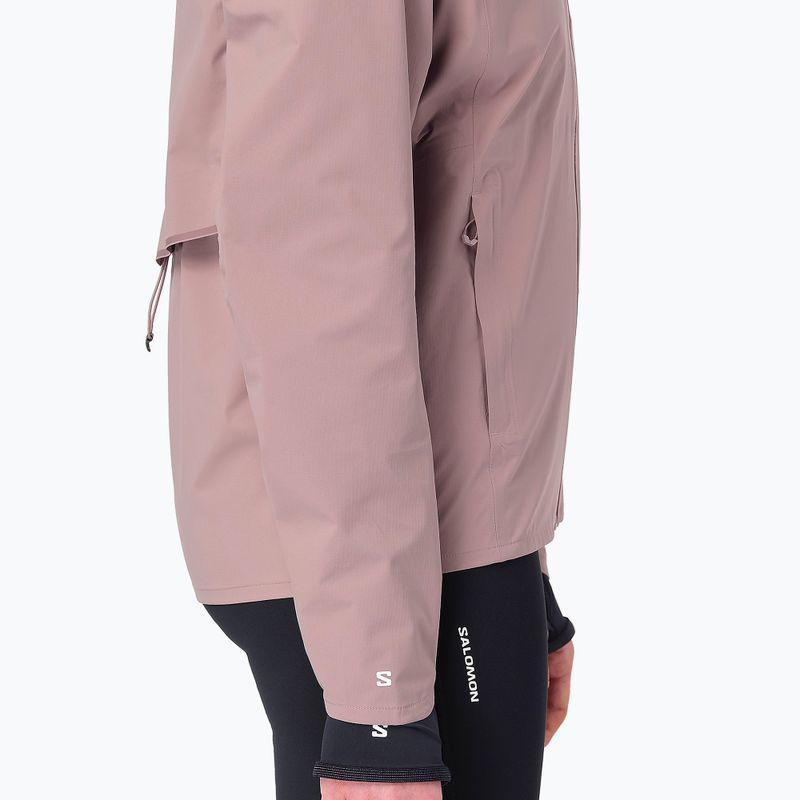 Damen-Laufjacke Salomon Bonatti Waterproof antler 5