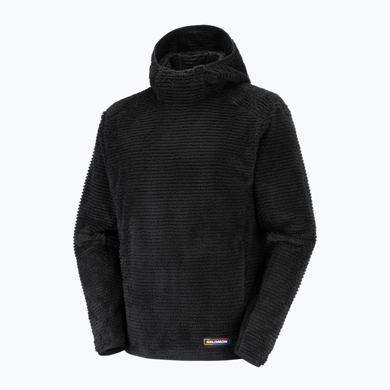 Fleecejacke für Herren Salomon Thernova Fleece Hoodie deep black 6