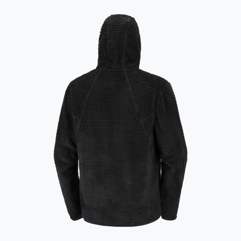 Fleecejacke für Herren Salomon Thernova Fleece Hoodie deep black 7