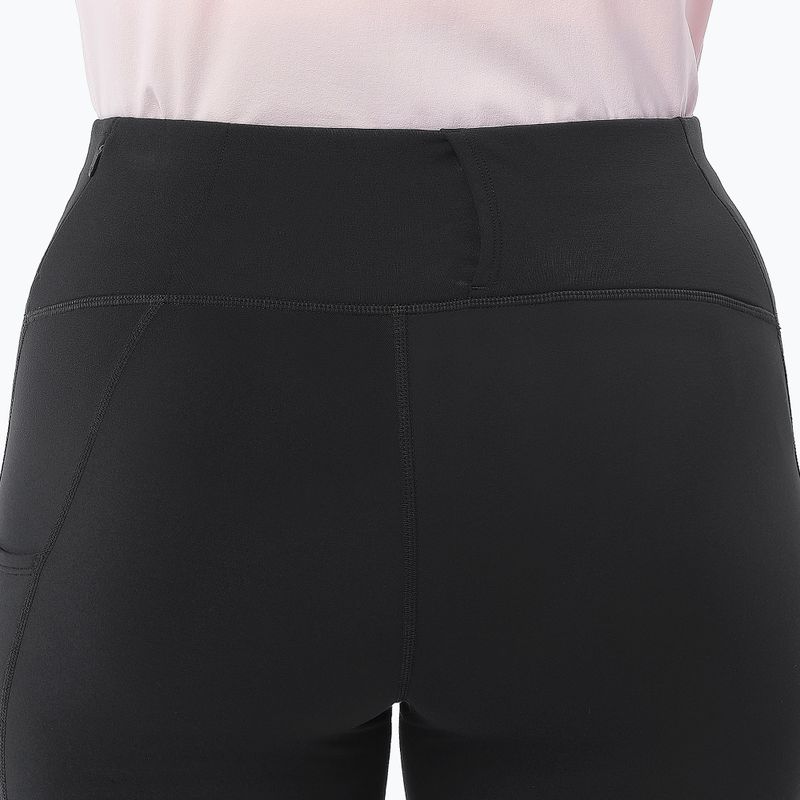 Damenlaufleggings Salomon Shakeout Core Warm Tights deep black 5