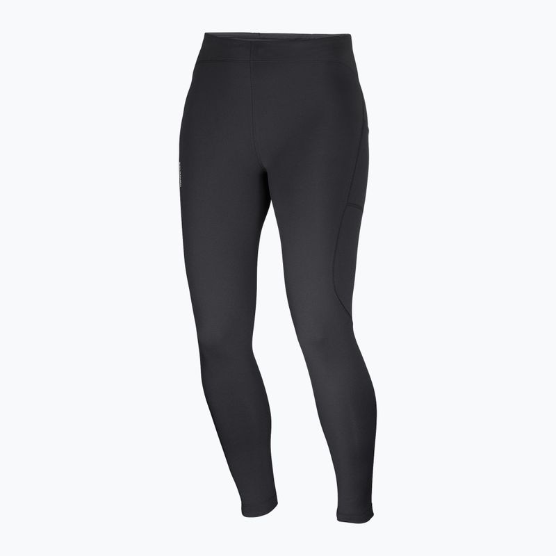 Damenlaufleggings Salomon Shakeout Core Warm Tights deep black 6