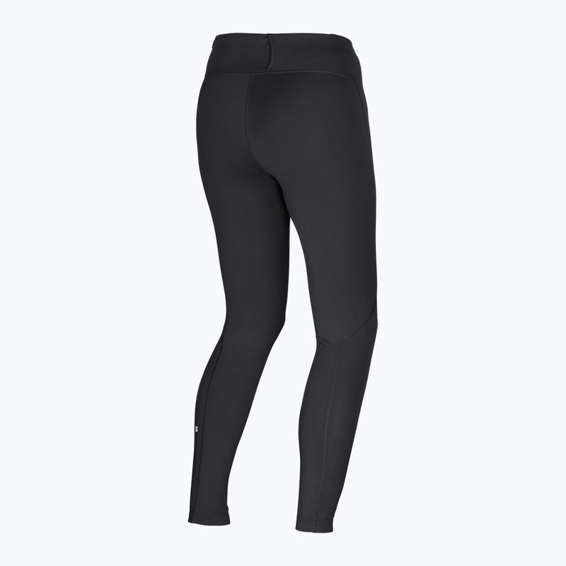 Damenlaufleggings Salomon Shakeout Core Warm Tights deep black 7