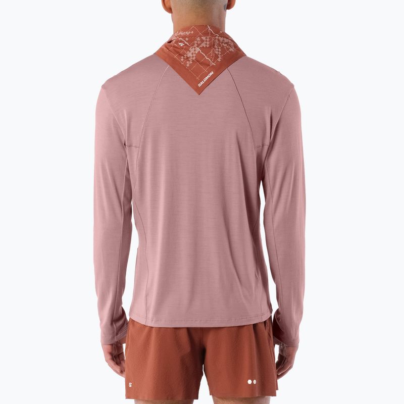 Lauf-Langarmshirt für Herren Salomon Sense Merino Tee LS antler 3