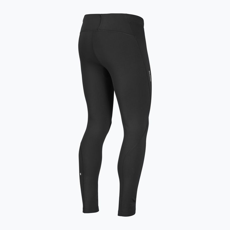 Laufleggings für Herren Salomon Shakeout Core Warm Tights deep black 9