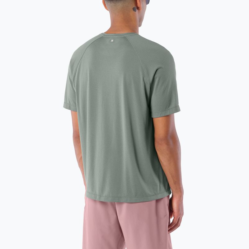 Herren-Laufshirt Salomon Shakeout Core SS Tee castor gray 2