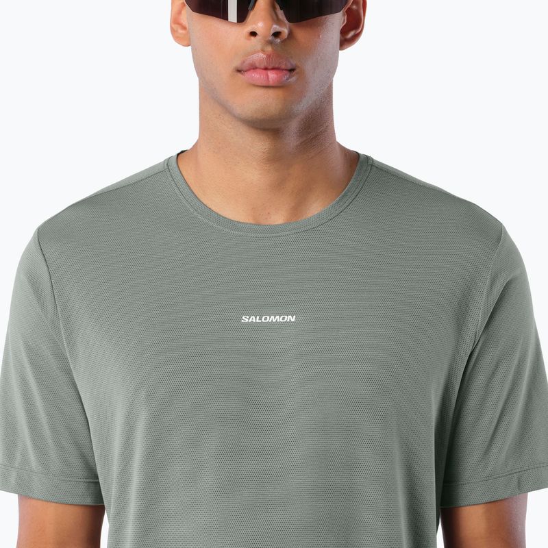 Herren-Laufshirt Salomon Shakeout Core SS Tee castor gray 3