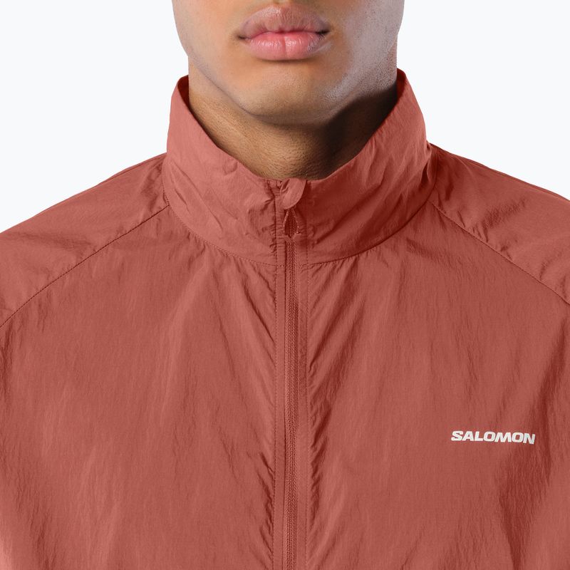 Laufjacke für Herren Salomon Shakeout Fly burnt umber 5