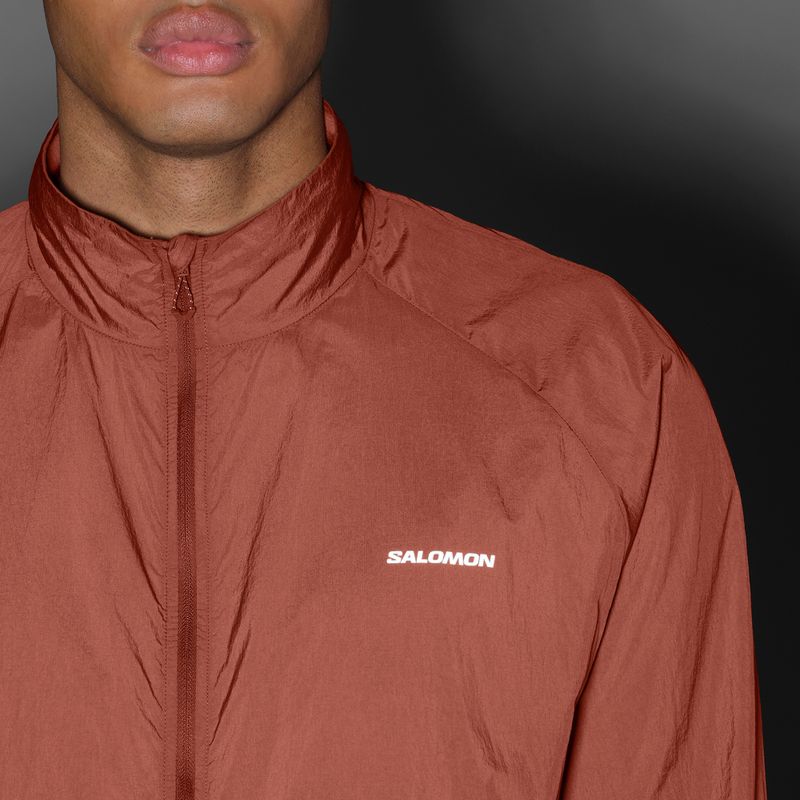 Laufjacke für Herren Salomon Shakeout Fly burnt umber 8