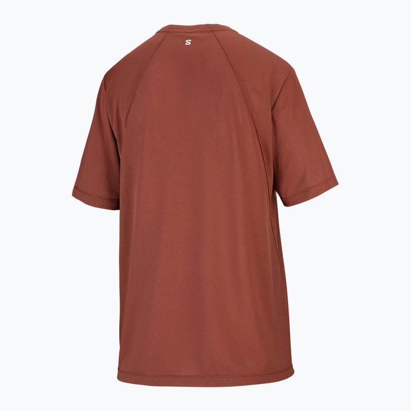 Damen-Laufshirt Salomon Shakeout Core SS Tee burnt umber 5