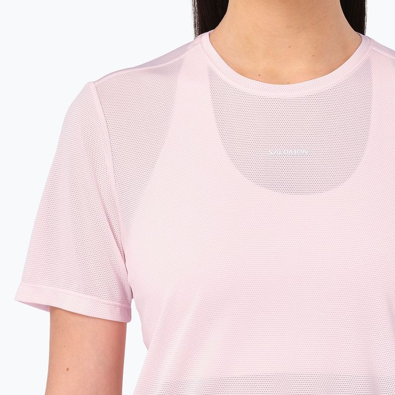 Damen-Laufshirt Salomon Shakeout Core SS Tee icy pink 3
