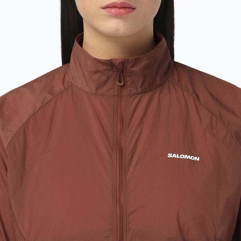 Damen-Laufjacke Salomon Shakeout Fly burnt umber 3