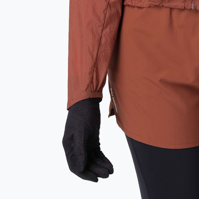 Damen-Laufjacke Salomon Shakeout Fly burnt umber 5