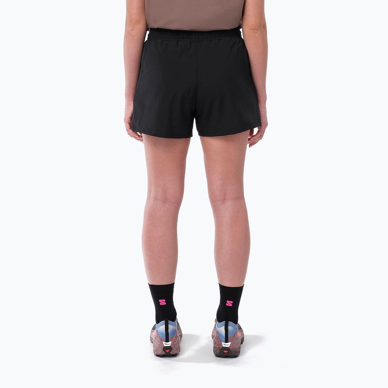Damen-Laufshorts Salomon SHKout Courtney 4" deep black 2