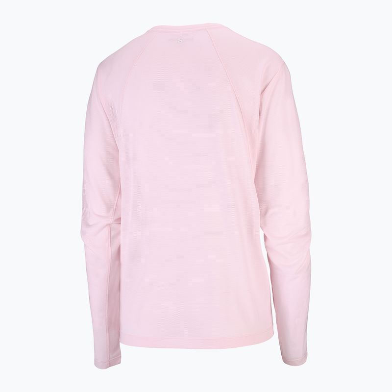 Damen-Laufshirt mit langen Ärmeln Salomon Shakeout Core LS Tee icy pink 5