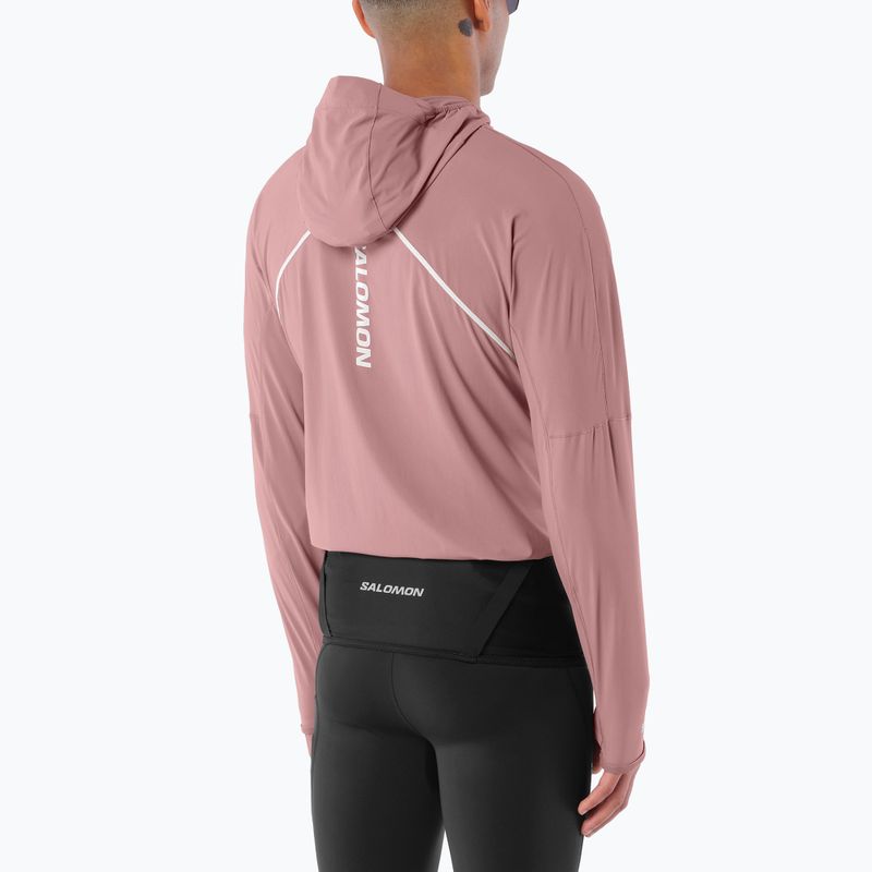 Laufsweatshirt für Herren Salomon Sense Aero Hybrid Half Zip Hooded antler 3