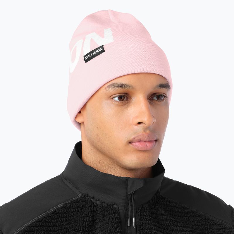 Wintermütze Salomon Hermitage icy pink 2