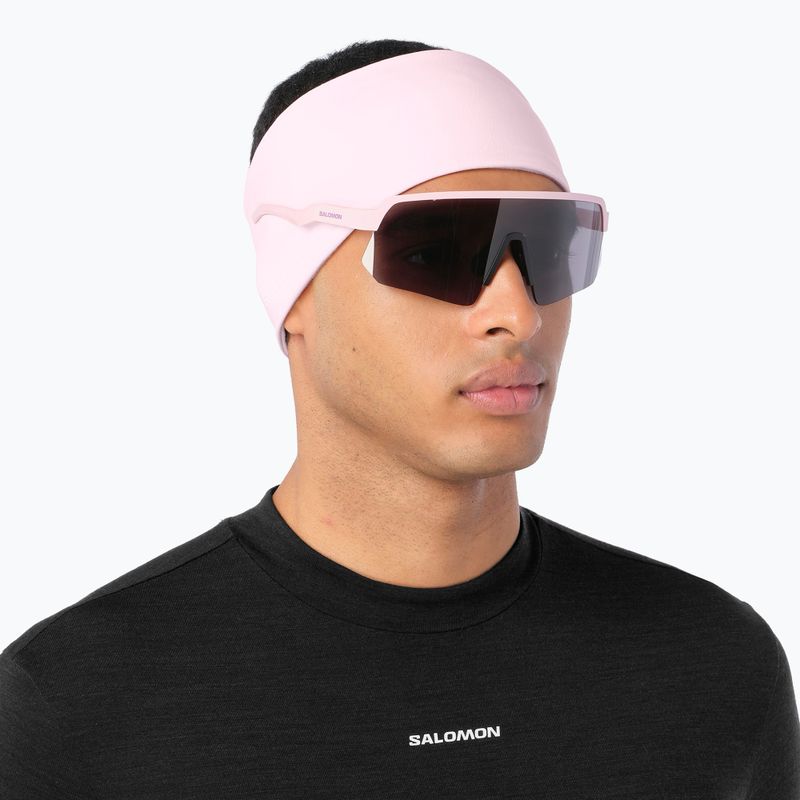 Stirnband Salomon Run Tech Headband icy pink 2