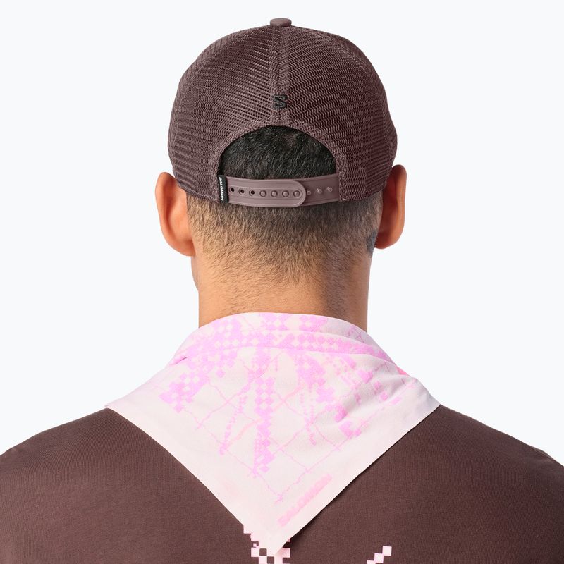 Basecap Salomon Logo Trucker coffee bean 3