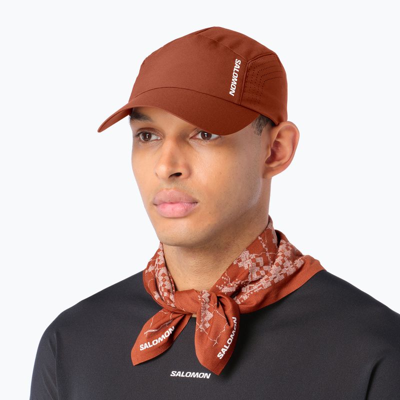 Basecap Salomon Shakeout burnt umber 2
