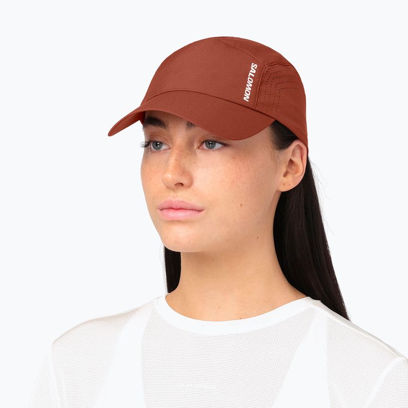 Basecap Salomon Shakeout burnt umber 4