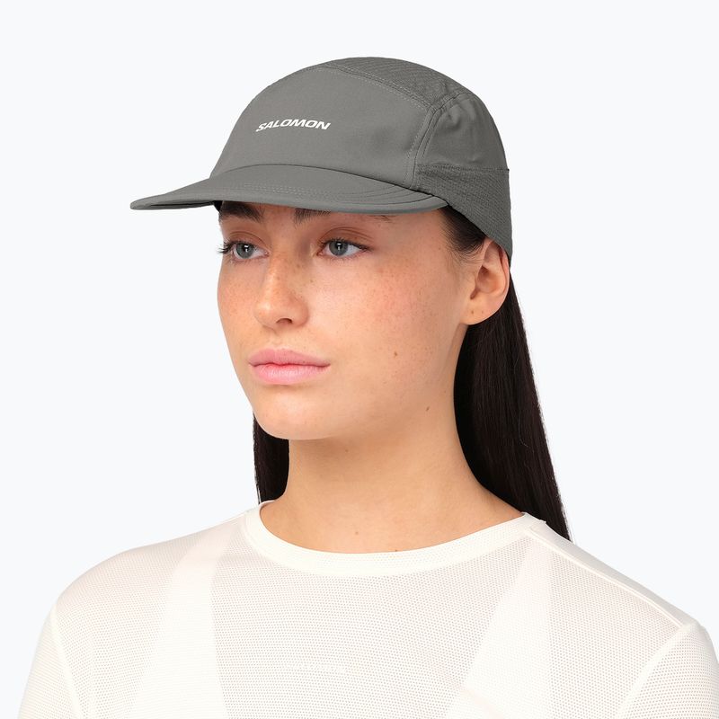 Basecap Salomon Sense Aero castor gray 4