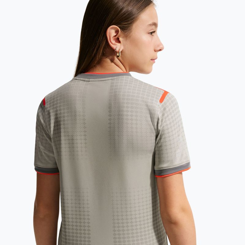 Kinder-Fußballtrikot Nike England Pre-Match pewter grey/bright crimson 8