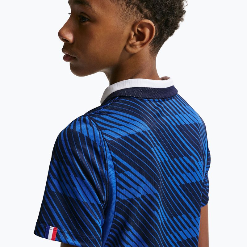 Kinder-Fußballtrikot Nike FFF 2026 Stadium Home game royal/metallic copper 8