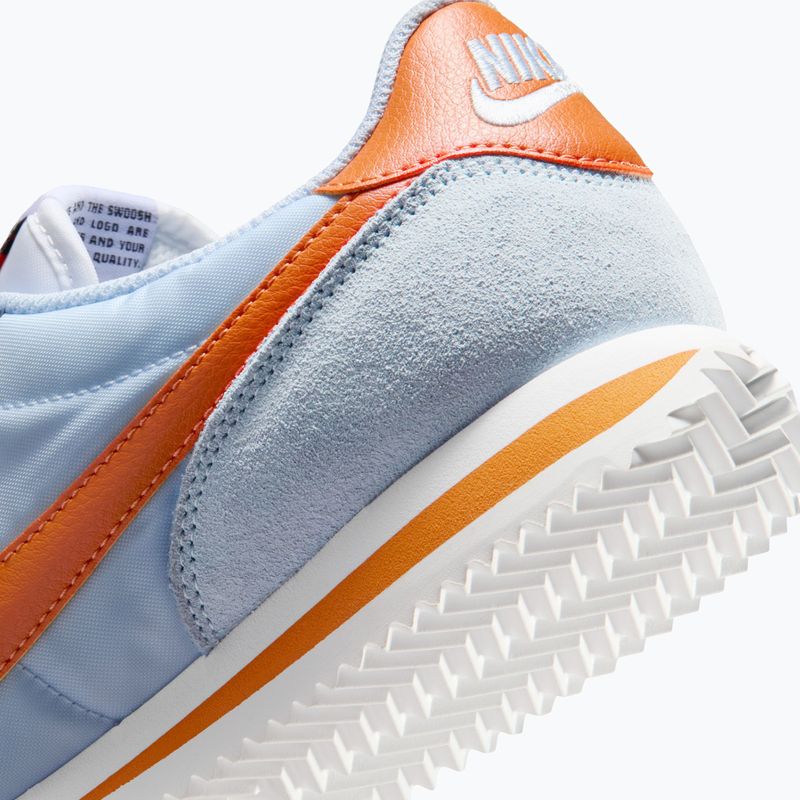 Damen-Sneaker Nike Cortez hydrogen blue/white/hot curry 10