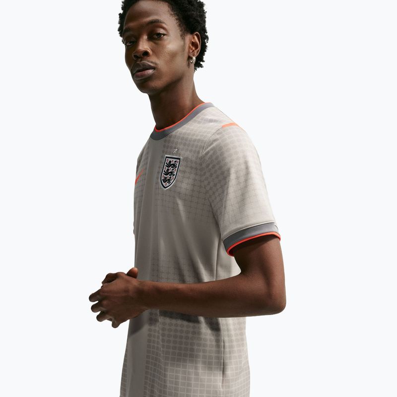 Herren-Fußballtrikot Nike England Academy Pro Pre-Match pewter grey/bright crimson 5