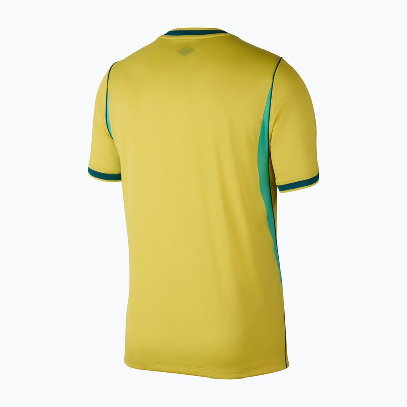 Herren-Fußballtrikot Nike Brazil 2026 Stadium Home Soccer Replica canary/light menta/geode teal 8