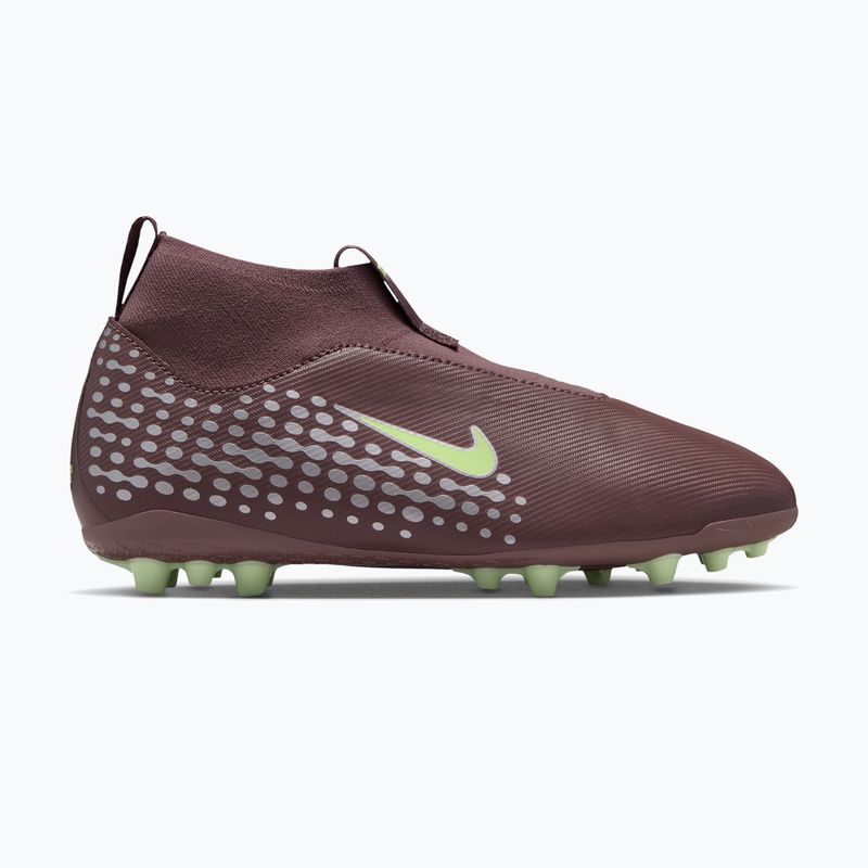 Kinder-Fußballschuhe Nike Zoom Superfly 10 Academy Kylian Mbappe AG plum eclipse/metallic silver
