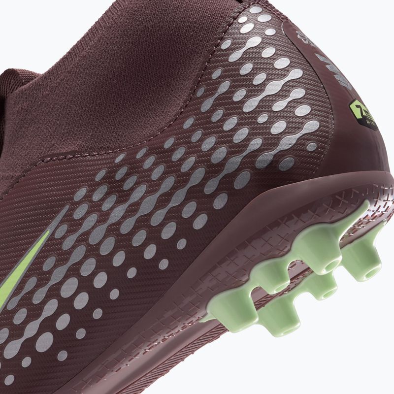Kinder-Fußballschuhe Nike Zoom Superfly 10 Academy Kylian Mbappe AG plum eclipse/metallic silver 6