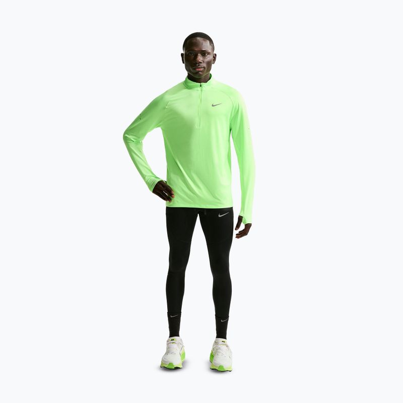 Herren-Laufoberteil Nike Stride 1/4 Zip Dri-Fit lime blast 2