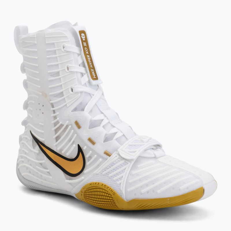 Boxerstiefel Nike HyperKo 3 white/metallic gold