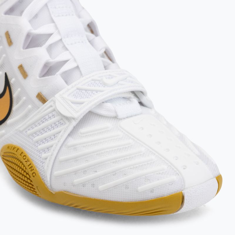 Boxerstiefel Nike HyperKo 3 white/metallic gold 7