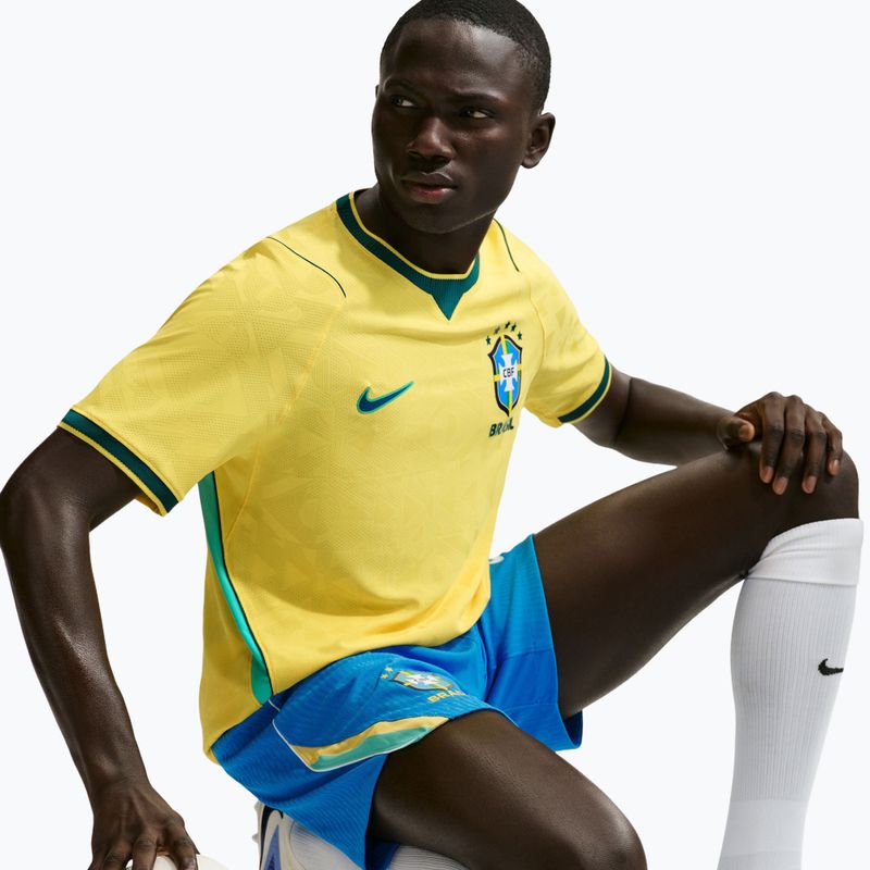 Herren-Fußballtrikot Nike Brazil 2026/27 Match Home canary/light mint/geode teal 4