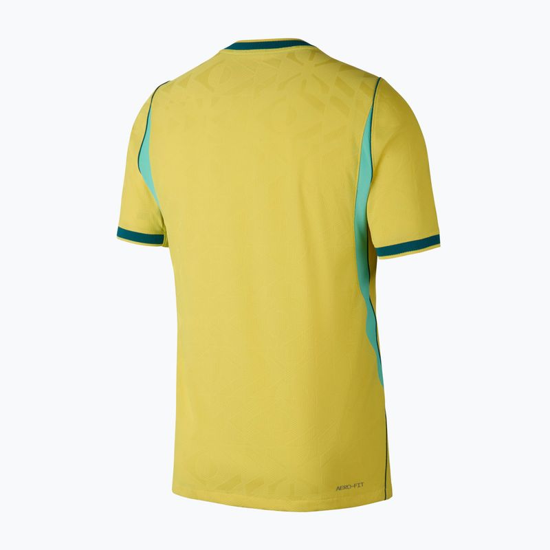 Herren-Fußballtrikot Nike Brazil 2026/27 Match Home canary/light mint/geode teal 9