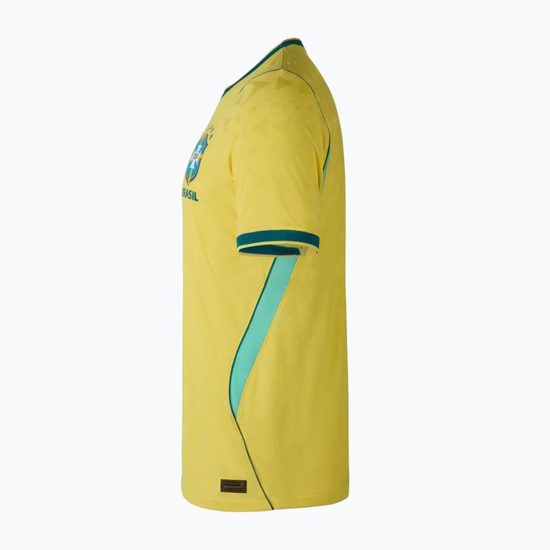 Herren-Fußballtrikot Nike Brazil 2026/27 Match Home canary/light mint/geode teal 10